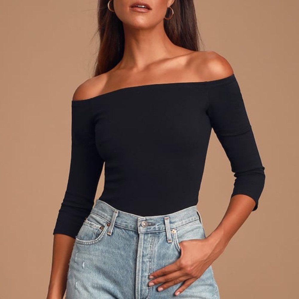 Off the shoulder bodysuit